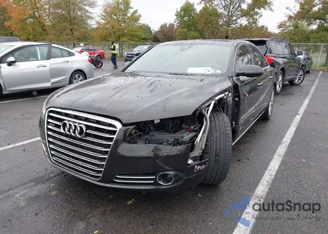 2013 Audi A8 L 3.0T из США, поврежденный, VIN WAURGAFD8DN002720